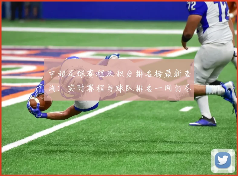 中超足球赛程及积分排名榜最新查询:实时赛程与球队排名一网打尽