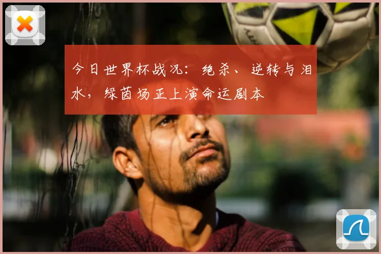 今日世界杯战况:绝杀、逆转与泪水,绿茵场正上演命运剧本